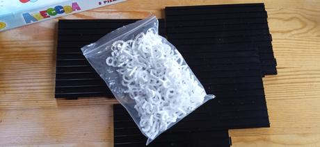 Chemoplast abeceda - skladačka s písmenami a čísla, 