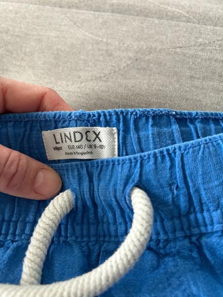 Letné ľanové šortky lindex 140, lindex,140