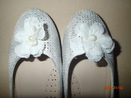 Strieborné balerínky, nelli blu,32