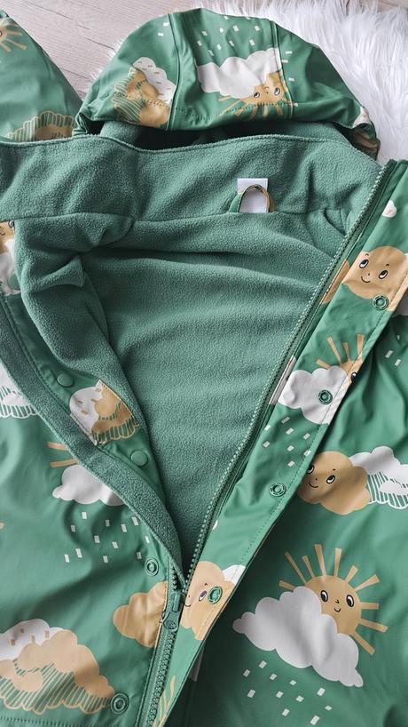 Fix bunda do dažďa s flísovou podšívkou, lindex,110