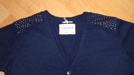 Svetrík s trblietkami + tričko + funkčné tričko, zara,128