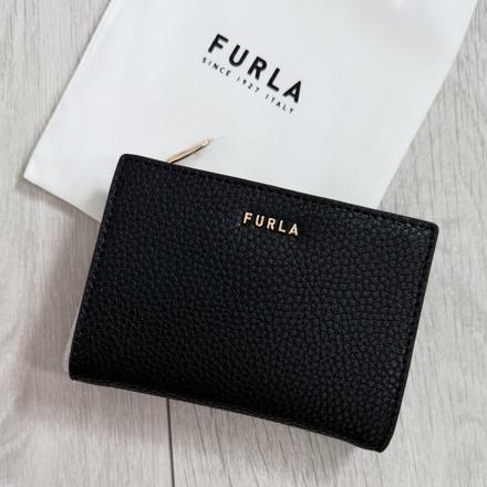 Furla peňaženka malá čierna / zlatá, originál, furla