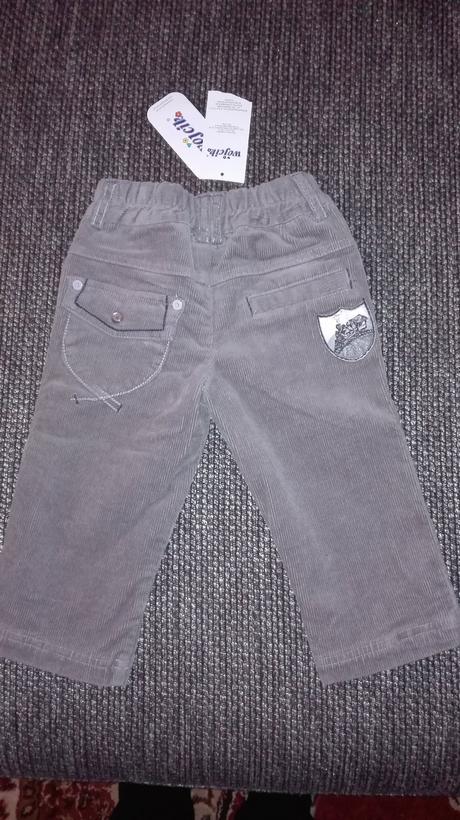 Menčestrové nohavice, wojcik,80