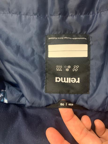Reima toki predĺžená zimná bunda, parka 98/104, reima,98