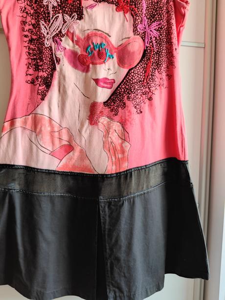 Custo barcelona trendy jedinečné šaty m, m