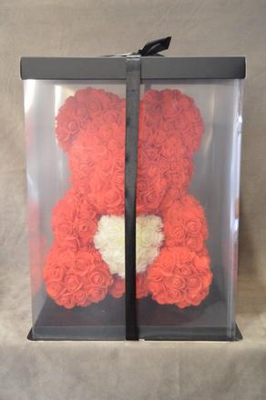 Medvedík z ruží - 40 cm,