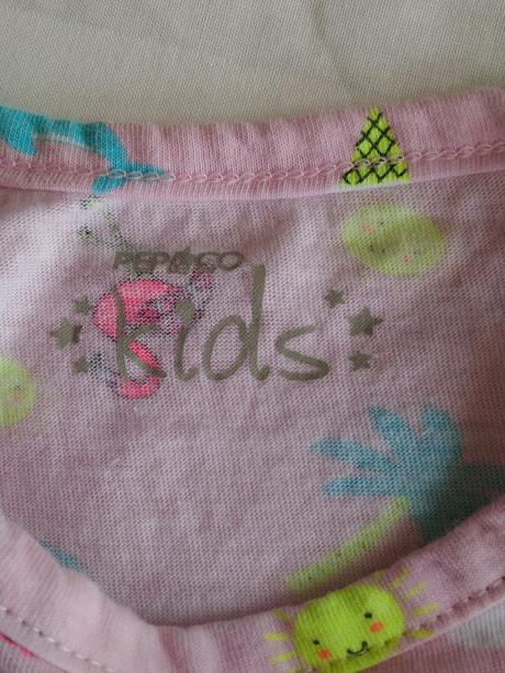 Ružové tričko s farebným motívom na 2-3 rok, pepco, pepco,98