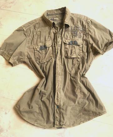 Športová vintage košeľa, s.oliver,l