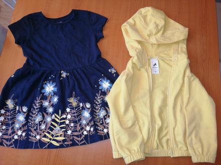 Dievčenské šaty + mikina zn lindex, 86–98