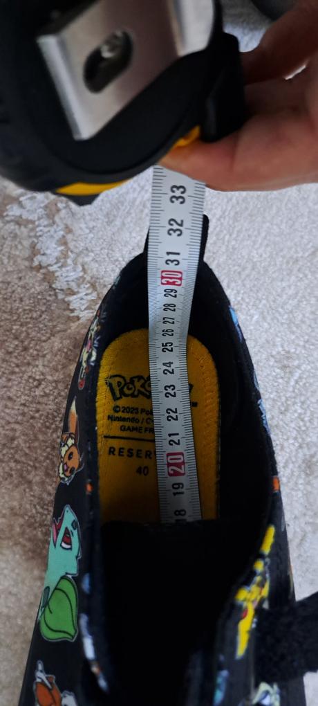 Pokemon tenisky cierne, reserved,40