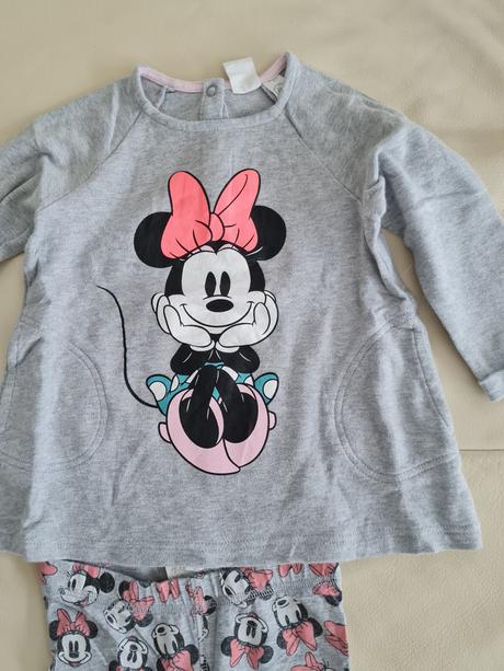 Súprava minnie mikina a legíny, h&m,86