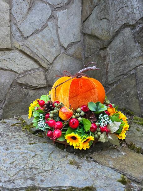 Tekvica s led osvetlením, 