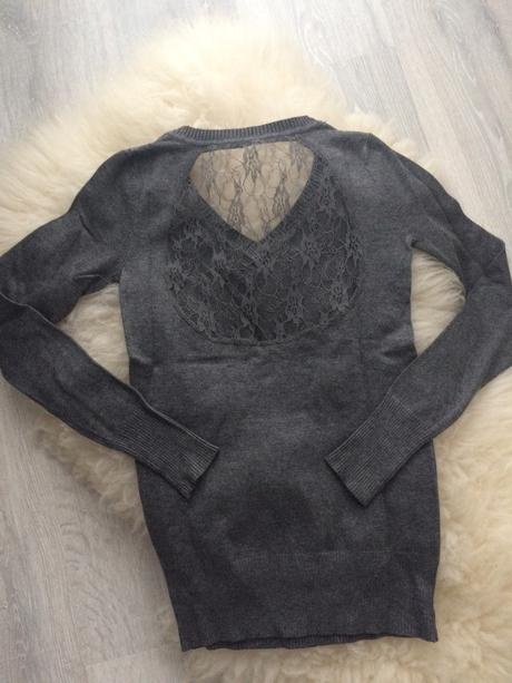 Pulover s čipkou, clockhouse,xs