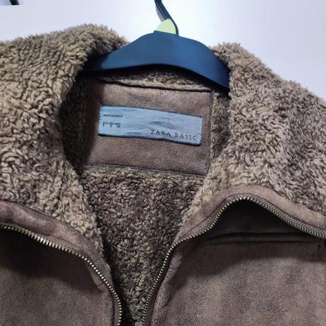 Kožušinová bunda, zara,s