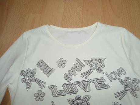 Kremove dievncenske tricko, 140