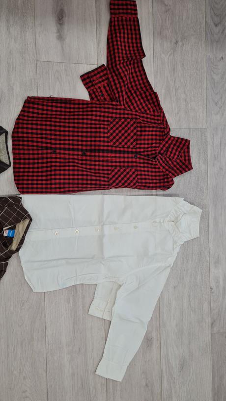 6x dlhá košeľa veľkosť 122, 6 az 7 rokov, 122–134