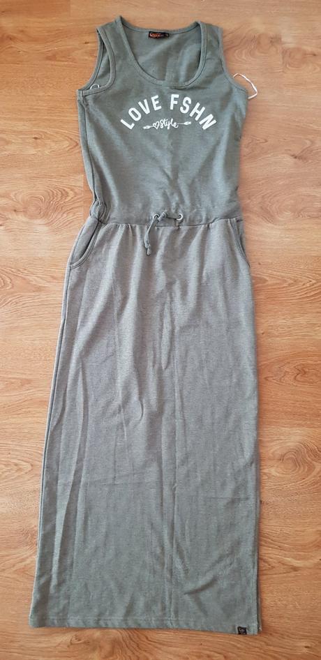 Teplákové maxi šaty xxs (už s poštovným), 170
