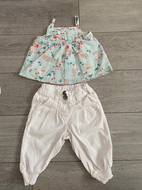 Next biele nohavice od 3 mesiacov, next,68