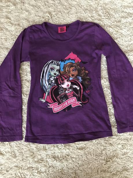 Tričko s dlhým rukávov monster high, 152