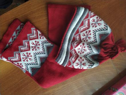 Čiapka a šál, 140