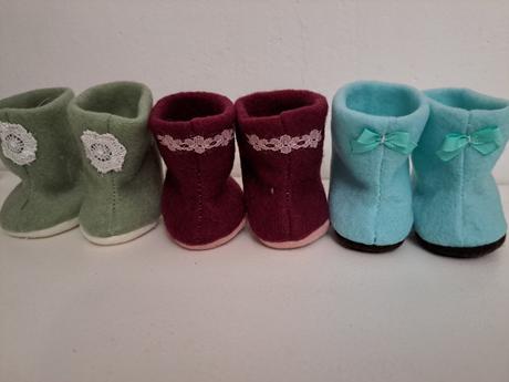 Látkové čižmičky pre 43 cm baby born bábiky,