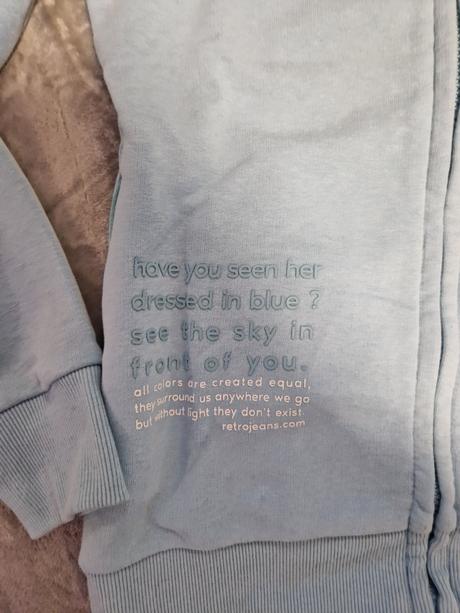 Mikina retro jeans, xs