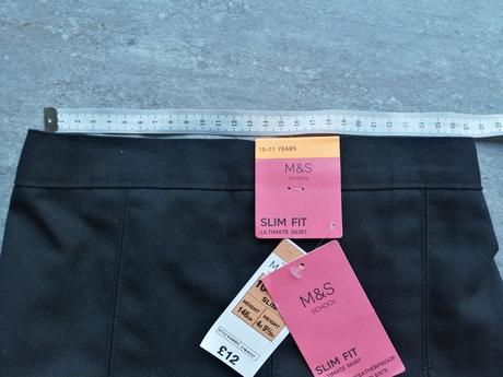 Sukňa so skladmi do školy mas, v146,10-11r, marks & spencer,146