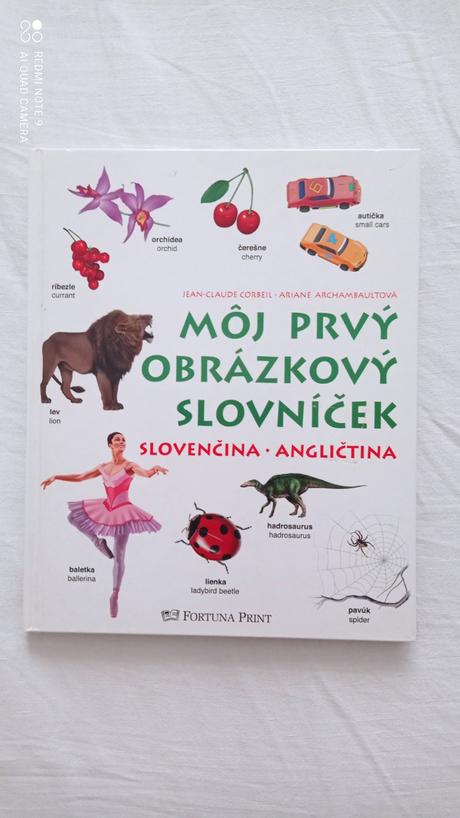 Kniha môj prvý obrázkový slovnícek (slovenčina - ), 