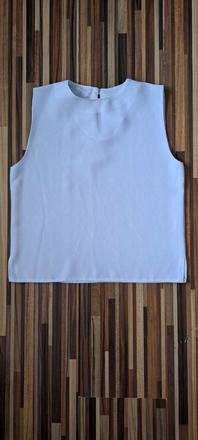 Biela bezrukávová blúzka, 140