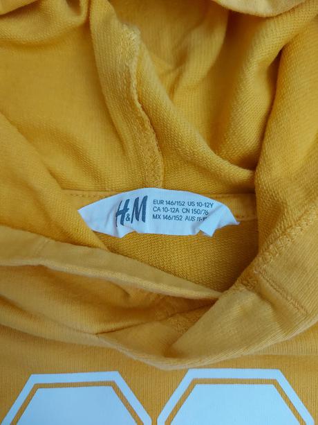 Crop top mikina, h&m,146