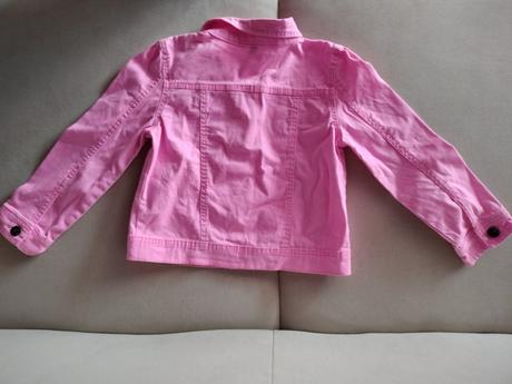 Ružová riflova bunda, denim co,128