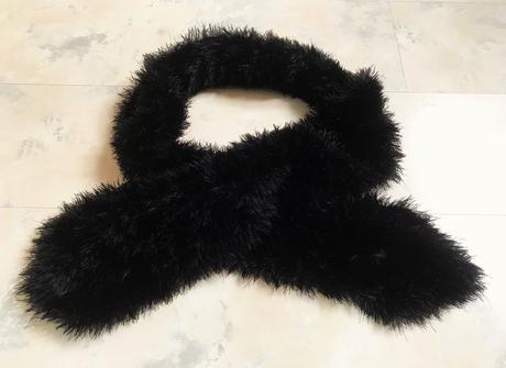 Luxusná kožušina prehoz na šaty, 