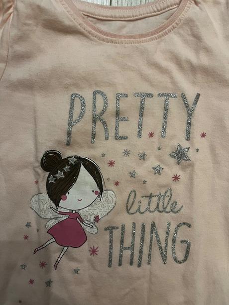 Trblietavy top s vilou, primark,92