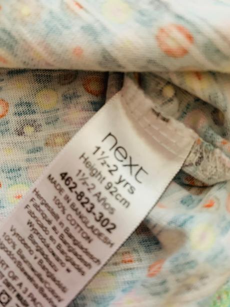 Tričká dlhý rukáv next 3ks, next,92