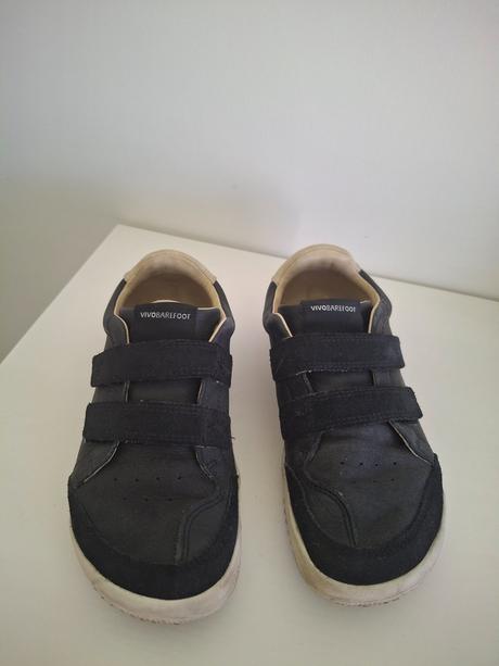 Vivobarefoot gobi sneaker kids obsidian, vivobarefoot,34
