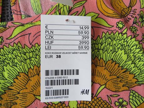 Tričko, h&m,38