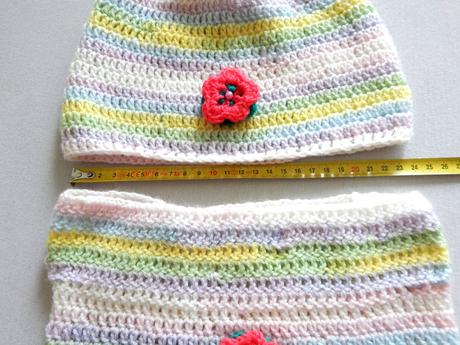 Čiapka a nákrčník 8-10 rokov, 134