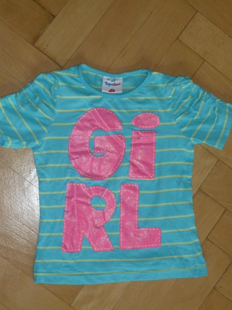 Letné tričko s nazberkanymi rukavmi, topolino,116