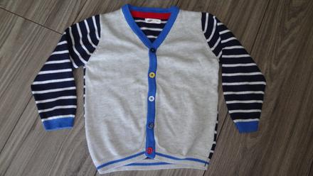 Pásikavý sveter na zapínanie v.86, pepco,86