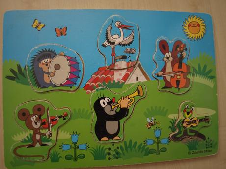 Drevena vkladacka krtko,