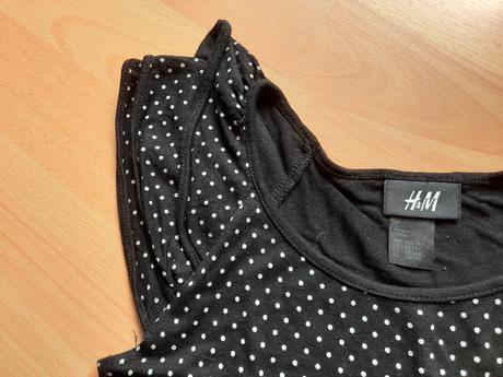 Dievčenské tričko s volánom, h&m,158