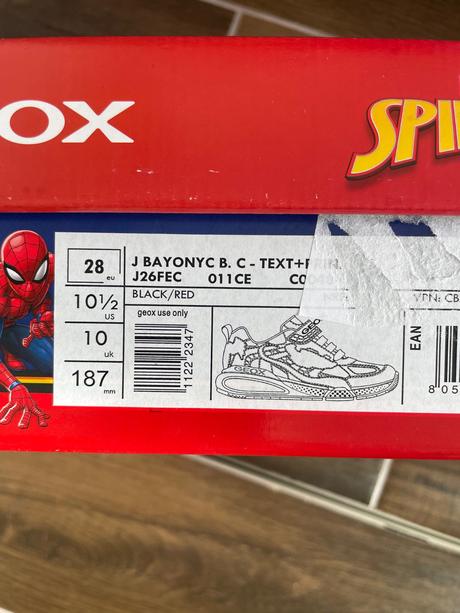 Geox blikajúce spider man tenisky 28, geox,28