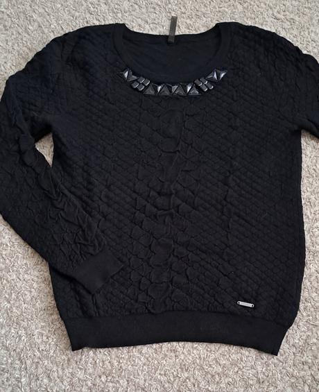 Guess cierny svetrik, guess,s