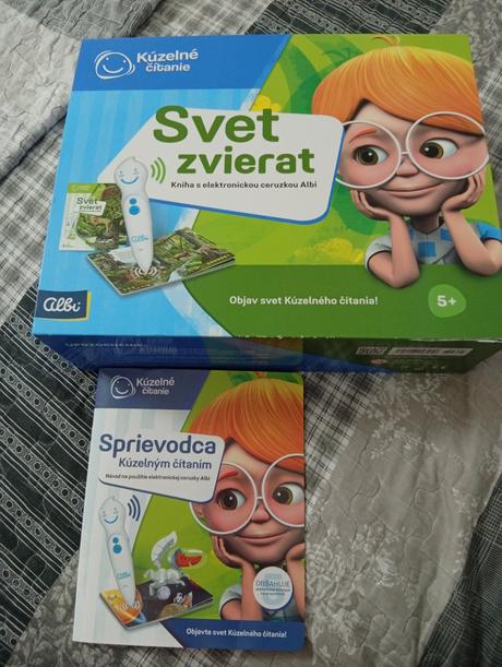 Albi kúzelné čítanie sada s perom a 5 kníh, 
