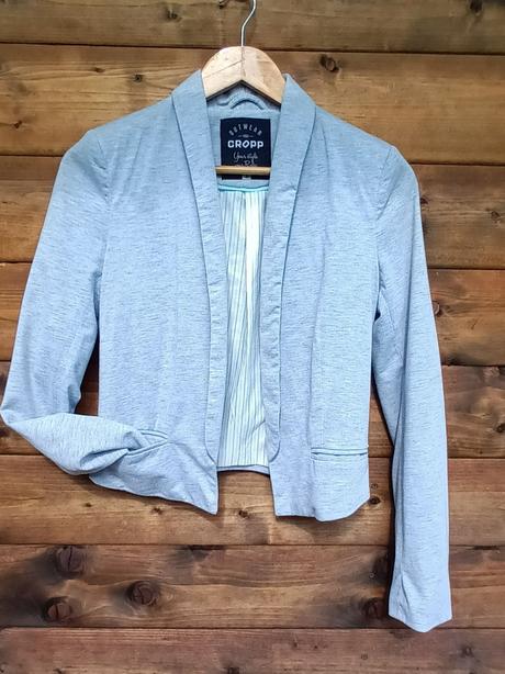 Sako crop+ košieľka h&m, new look,s