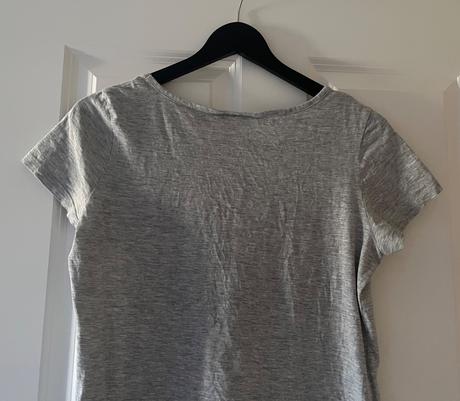 Sivá bavlnená nočná košeľa, c&a, s/36, c&a,s