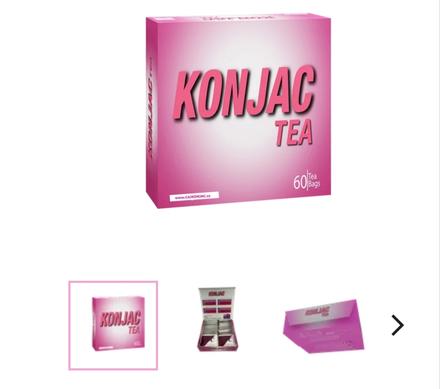 Konjac čaj na chudnutie,