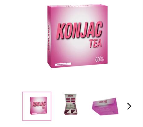 Konjac  čaj na chudnutie, 