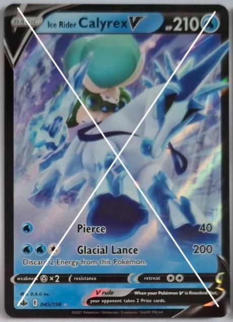 Pokémon karty "chilling reign" (6),