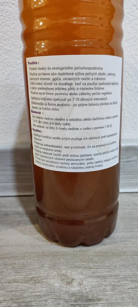 Vermi výluh - dážďovkový čaj,